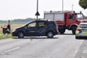 Schwerer Krad Pkw Unfall Koeln Porz Libur Liburer Landstr (Krad Fahrer nach Tagen verstorben) P068